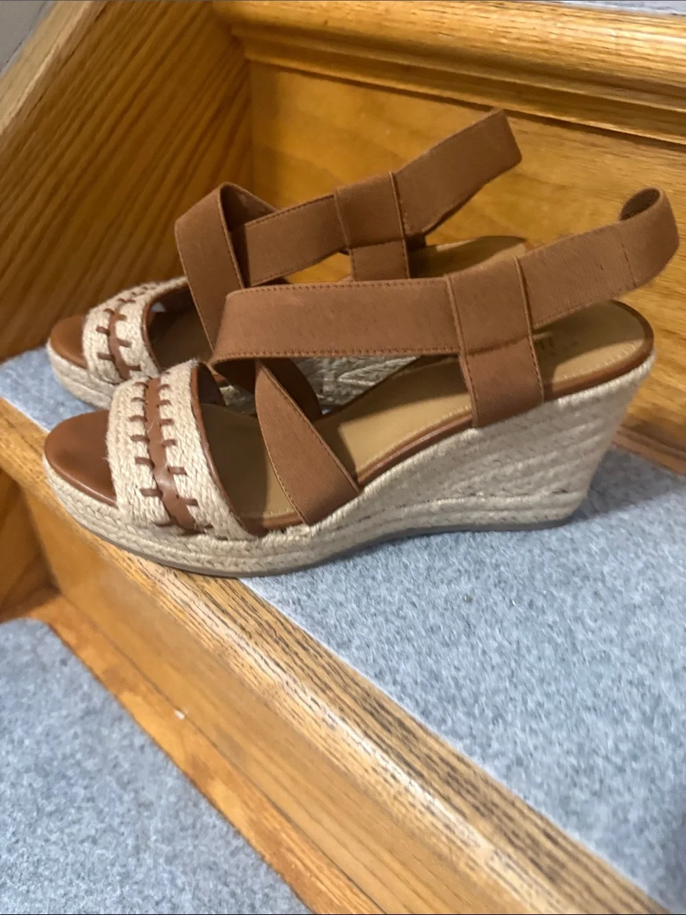 G.H Bass & Co Espadrille Wedge Sandals - Slip-On Slingback
